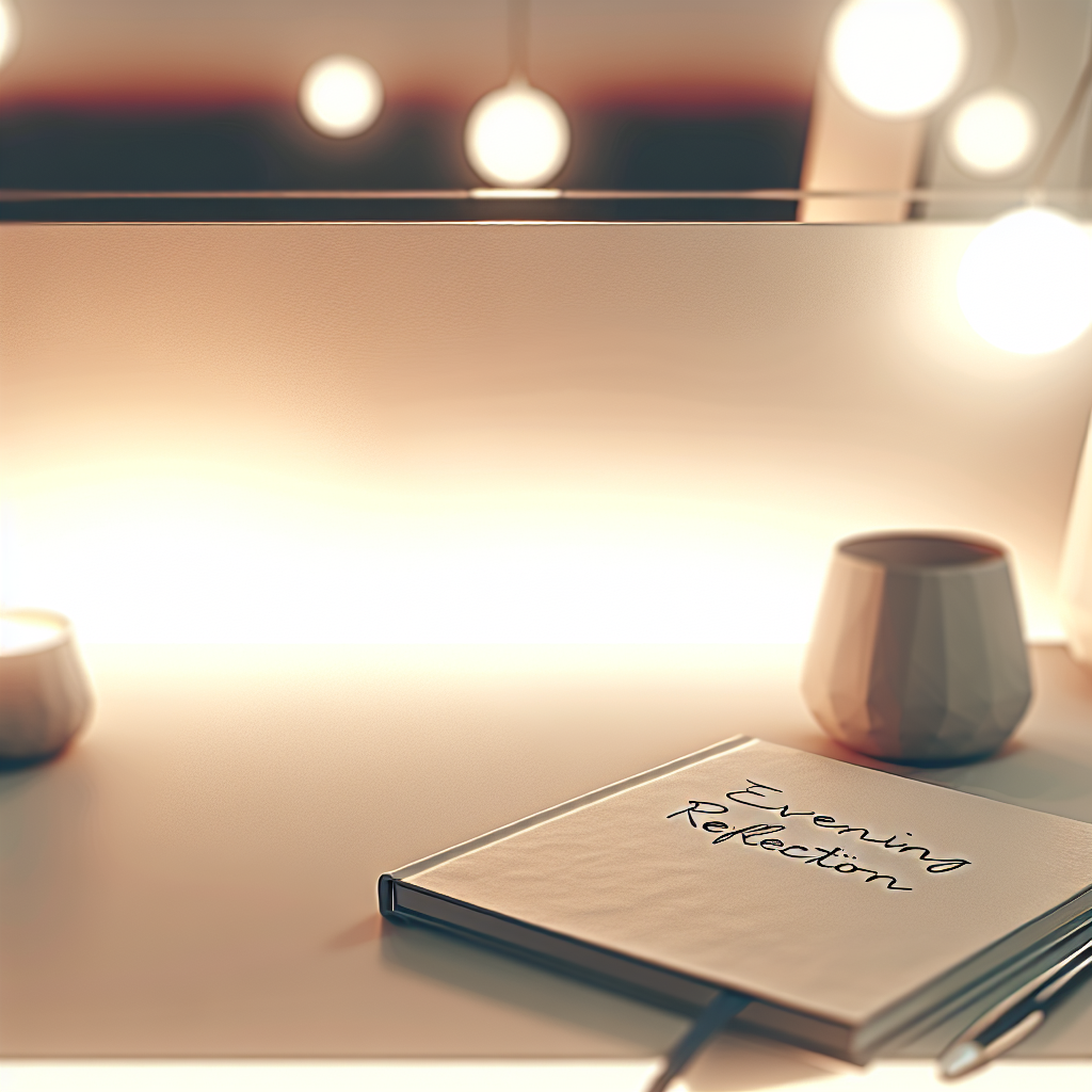 Evening review routine