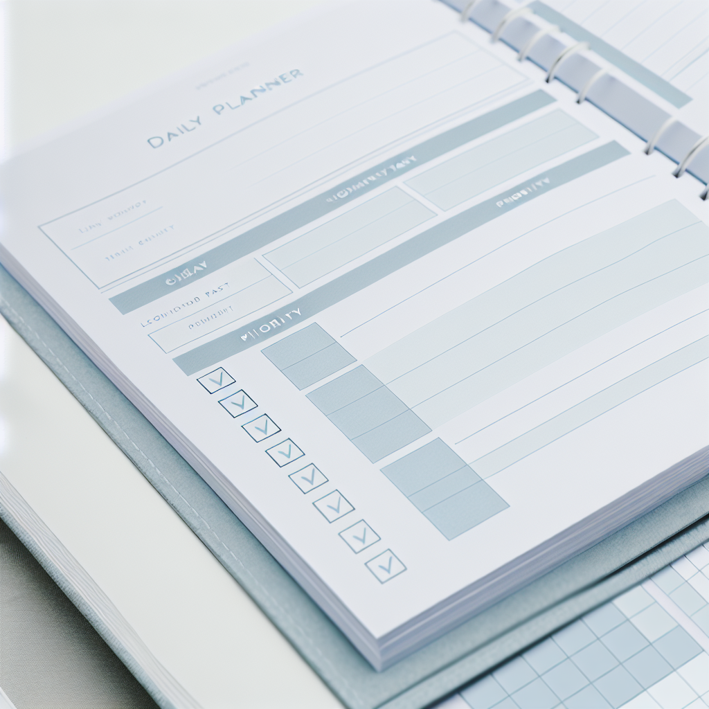 Organized to-do list